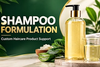 develop custom shampoo and haircare product formulations