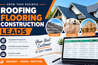 generate targeted roofing, flooring and construction leads