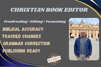 proofread, edit and review your christian devotional, manuscript, prayer journal