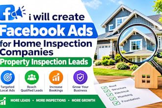create facebook ads for home inspection companies property inspection leads