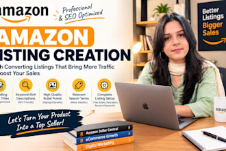 create amazon product listings