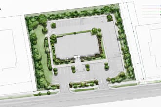 draft site plans for permits, property layouts and construction projects