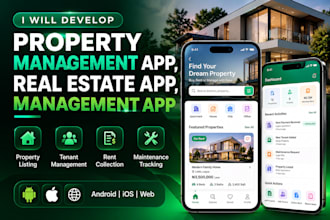 develop property management app, real estate app, management app