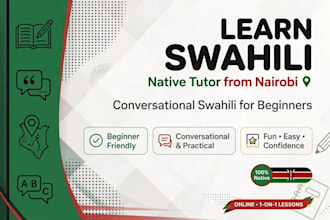 teach swahili language lesson