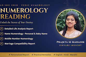 do a detailed psychic numerology reading and life path report