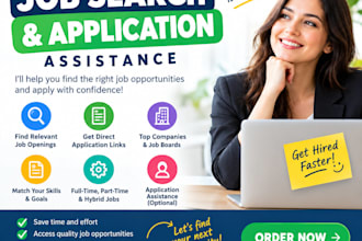 search and apply for jobs, job hunting and job application
