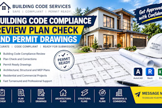 do building code compliance review plan check and permit drawings