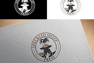 design a eye catching sheep logo