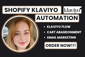 setup klaviyo email automation klaviyo welcom flow abandoned cart recovery