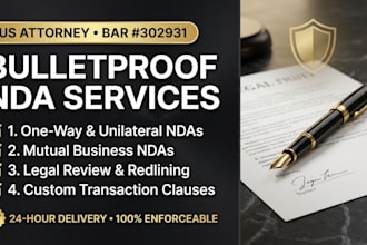 draft a custom mutual nda for business discussions as a US attorney