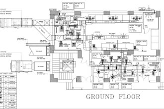 create hvac layout, ductwork plans and ventilation drawings, city permit drawing