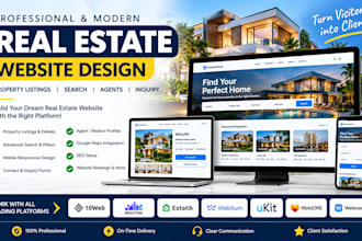 design 10web realtyna estatik weblium ukit motocms webnode real estate website