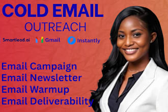 setup cold email outreach instantly smartlead email campaign email newsletter