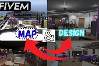 design mlo interiors, maps, and props tailored for fivem