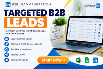 create local business startup small business enterprise saas agency b2b leads