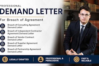 draft vendor or supplier breach of contract demand  letter US attorney