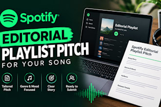 write your spotify editorial playlist pitch for your song