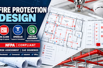 do fire risk assessment, fire alarm and sprinkler system design, nfpa compliant