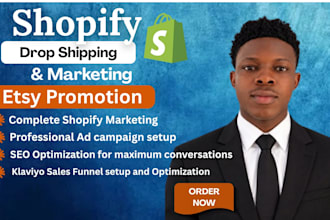promote shopify store to boost shopify sales, etsy promotion for esty sales
