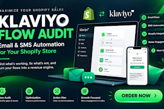 audit klaviyo marketing flows automation shopify klaviyo sms email flows