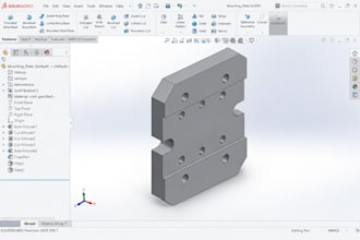 design 3d cad printable mechanical brackets and mounting parts in solidworks