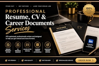 write your professional resume writer, CV expert and cover letter specialist