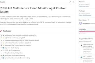 write arduino and esp32 project documentation
