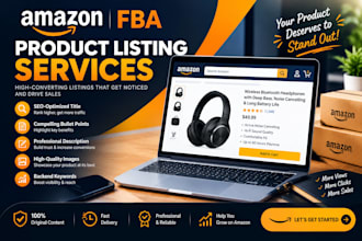 set up amazon fba fbm SEO product listings for pl, amazon listing optimization