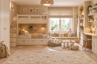 design custom childrens furniture, playrooms, nurseries, and teenage rooms