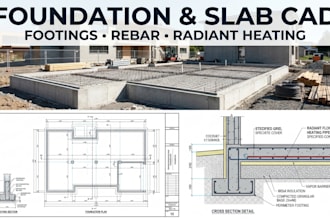 provide structural drafting, foundation review and permit drawings