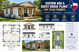 design custom adu and guest house plans for texas permits