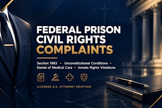 draft inmate rights violation complaint for federal court