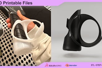 design 3d cad model and stl files for 3d printing