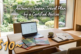 create a personalized japan travel itinerary and custom trip plan