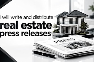write and distribute real estate press releases