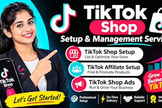 setup tiktok shop, tiktok affiliate and tiktok shop ads