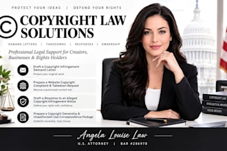 draft a strategic attorney response to a copyright infringement notice