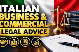 provide written italian business and commercial legal advice