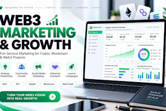 grow your web3 project with crypto marketing and growth strategy