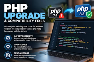 upgrade your legacy PHP code for PHP 8 compatibility