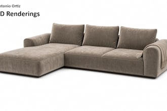 create 3d models and renders of your furniture