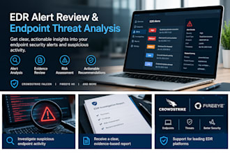 analyze edr alerts and investigate suspicious endpoint activity