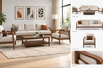 create photorealistic 3d furniture rendering for your e commerce product