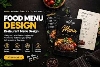 design food menu design resturant menu food flyer