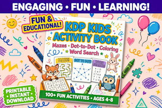 design kids activity book for KDP
