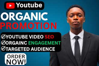 do organic youtube video promotion for channel growth