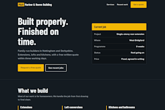 build a professional website for your small business
