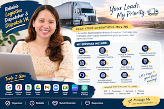 provide reliable logistics dispatcher and dispatch support