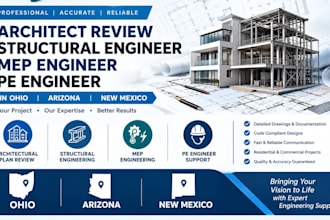architect review structural engineer mep pe engineer in ohio arizona new maxico