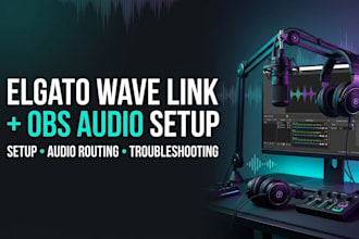 set up elgato wave link with obs audio